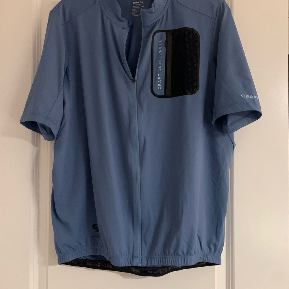 Never Worn Craft Men's Blue Cycling Jacket. XL.